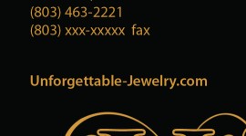 Unforgettable Jewelry Business Card